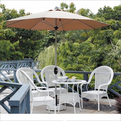 Consigli di plastica spiaggia di legno patio caffè giardino piscina esterno ristorante ombrello tutto in 1