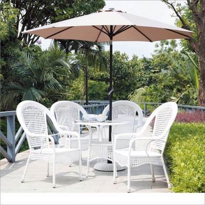 Consigli di plastica spiaggia di legno patio caffè giardino piscina esterno ristorante ombrello tutto in 1