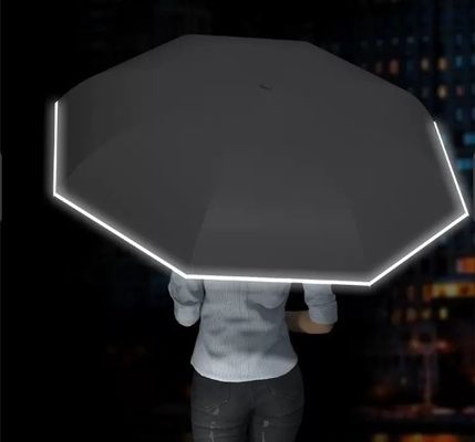 Lungo manico ombrello rinforzato a prova di vento per due uomini e donne 105 cm di diametro aperto