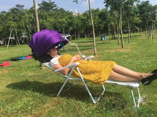 Protezione solare da spiaggia Mini Ombra solare completamente automatica Tenda di poggiatesta