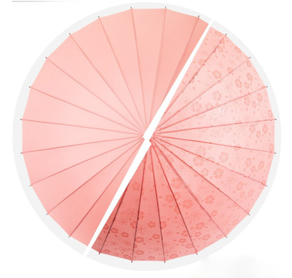 Ombrello a manico lungo Fibra di vetro Quadro ombrello pioggia con disegno creativo di cambiamento di colore