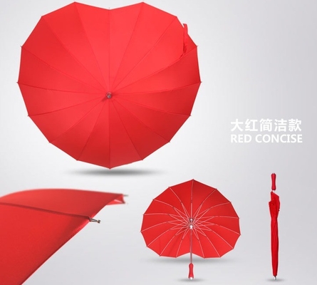 Parasole per feste per adulti con logo personalizzato e design unico a forma di cuore