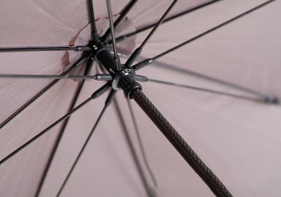 Parasole a manico in fibra di carbonio a doppio scopo per la pubblicità e per la pioggia