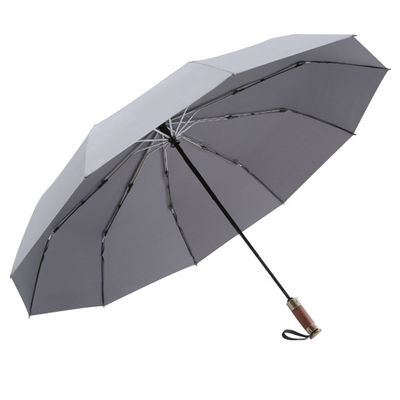 Commerciale Tre volte rinforzato ombrello a prova di vento con 25 pollici grande superficie ombrello