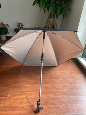 Sedile a rotelle ombra solare ombrello con clip personalizzabile con catena di approvvigionamento agile e opzione fai da te