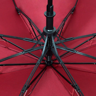 Ombrello da golf a doppio strato in ponge e poliestere adatto a due persone, facile da portare