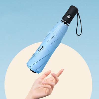 Ombrello pieghevole portatile a colori solidi creativo personalizzato per giardino e esterni