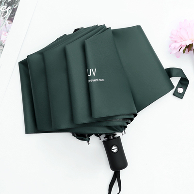 Ombrello pieghevole portatile a colori solidi creativo personalizzato per giardino e esterni