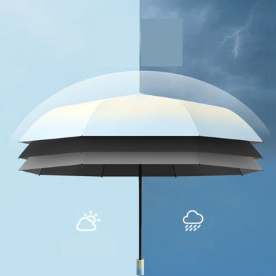 Sens Umbrella Gradient Double Sun Triple Fold Protezione solare per adulti 12K 23 pollici