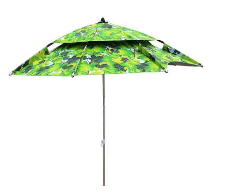 Double Leaf rinforzato 2 M 2.4 M Plegabile Protezione universale contro la pioggia Parasole da sole