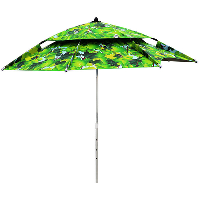 Double Leaf rinforzato 2 M 2.4 M Plegabile Protezione universale contro la pioggia Parasole da sole