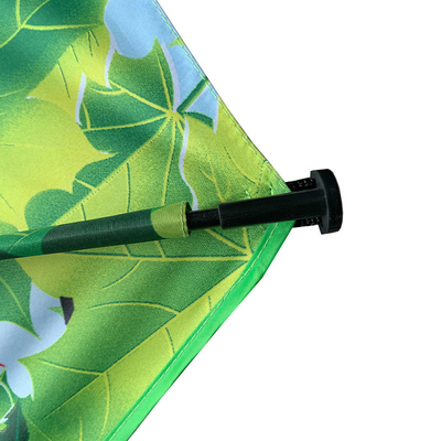 Double Leaf rinforzato 2 M 2.4 M Plegabile Protezione universale contro la pioggia Parasole da sole