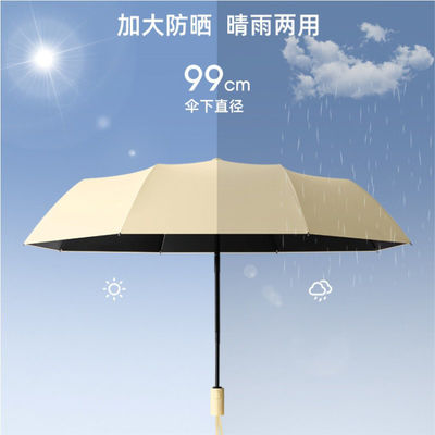 Ombrello pieghevole maschile resistente al vento e protezione solare Ideale per attività all'aria aperta