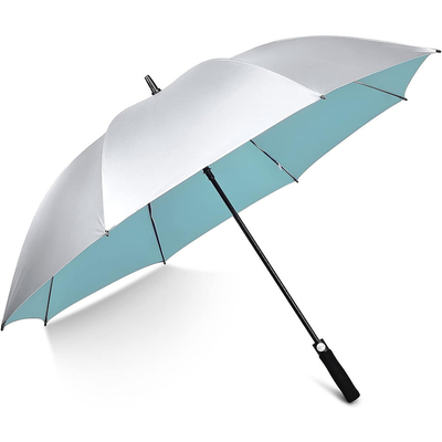 Parasole da golf in stile Travel Design con funzione a prova di vento automatica e maniglia lunga