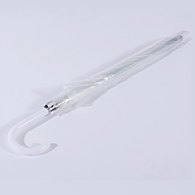 Prodotto ombrello in plastica Auto Open Parapluie Custom Straight POE Clear Umbrello
