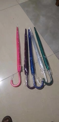 Prodotto ombrello in plastica Auto Open Parapluie Custom Straight POE Clear Umbrello