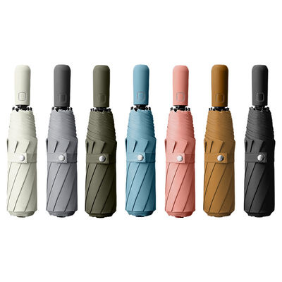 190T Nylon Triple Fold Umbrella per supporto a prova di vento e personalizzazione del logo