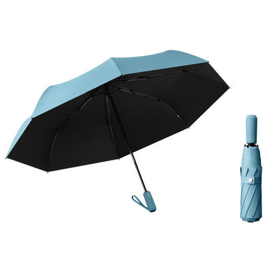 190T Nylon Triple Fold Umbrella per supporto a prova di vento e personalizzazione del logo
