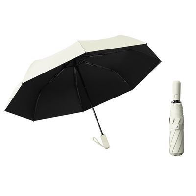 190T Nylon Triple Fold Umbrella per supporto a prova di vento e personalizzazione del logo