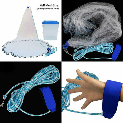 Materiale PP Rete di pesca portatile a piccole branchie per l'agricoltura al dettaglio a prezzi