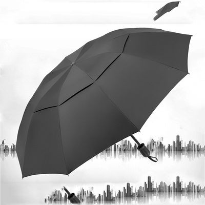 Ombrello Super Size 105cm Diametro aperto 190T Tessuto di Nylon Logo personalizzato Pubblicità