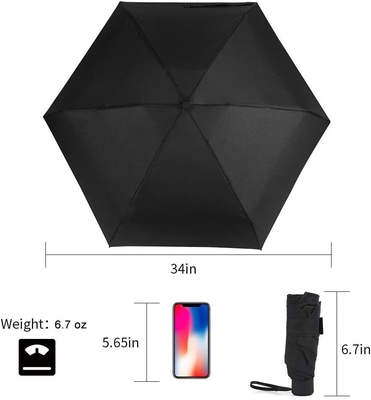 Viaggia con stile con il nostro ombrello mini a 5 pieghe compatto e resistente