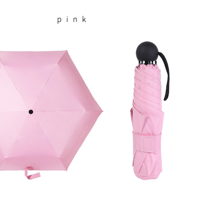 Pongee Panel Triple Fold Umbrella per la protezione solare e la personalizzazione pubblicitaria