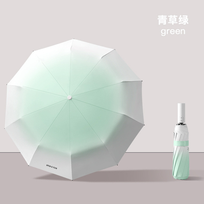 Ombrello automatico in tessuto di nylon da 10 ossa perfetto per protezione solare e resistenza ai raggi UV