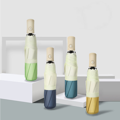 Colore personalizzato Automatico 3 ombrello pieghevole con meccanismo di apertura e chiusura automatica