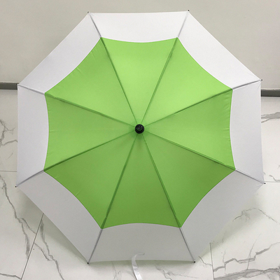 Regalo promozionale ombrello sole e pioggia 27 pollici Golf Auto Open con logo a doppio colore