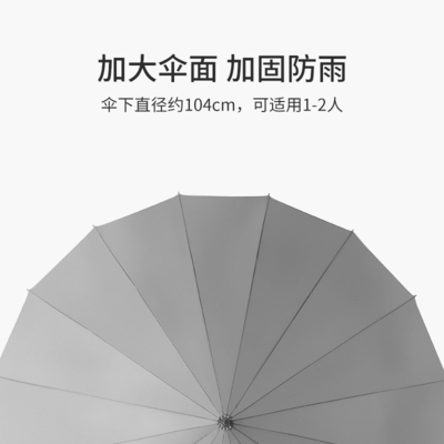 190T Pongee/Polyester/Nylon Umbrella Long Handle Windproof con logo personalizzato stampato