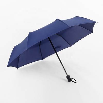 Protezione anti-UV ombrello automatico aperto a tre pieghe in colore personalizzato per qualsiasi tempo