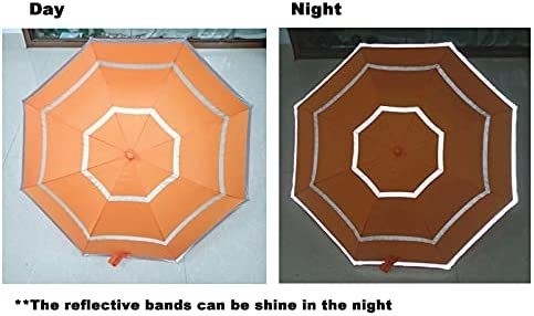 Ombrello riflettente a prova di vento e pioggia blu per bambini