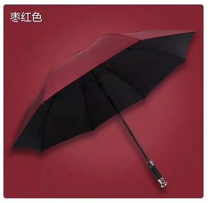 Parasole a manico lungo All in 1 Funzione 190T Stoffa Ponegee Parasole da golf Rolls-Royce