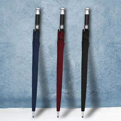 120cm di diametro aperto pannello Pongee a prova di vento Golf ombrello stampa logo personalizzato