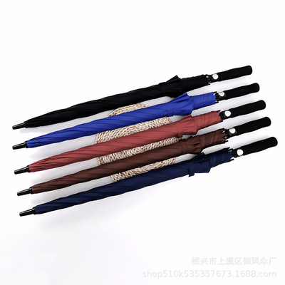 Extra Large Fiberglass Ribs Automatic Golf Umbrella Protezione solare e Windproof Essential