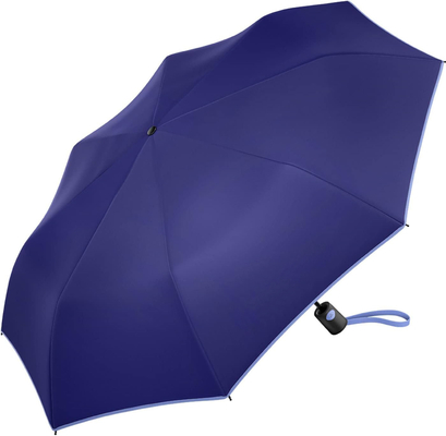 Logo personalizzato stampato colore corrispondente ombrello stile moda pannello di rivestimento nero materiale