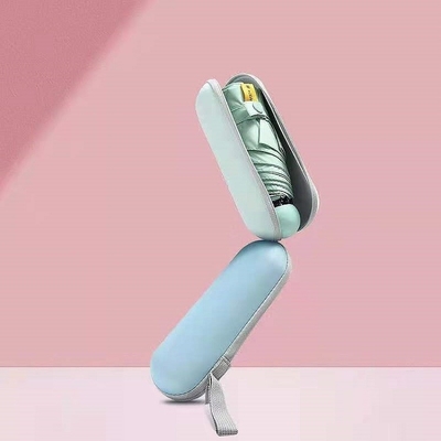 Mini capsula tascabile a cinque pieghevole ombrello di protezione UV personalizzato per occasioni di viaggio