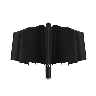 Paracadute a torcia LED a prova di vento con tessuto Pongee 190T e forte albero metallico