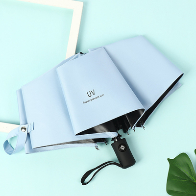3 Ombrello pieghevole con logo personalizzato stampato e materiale anti-UV impermeabile