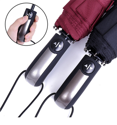 Completamente automatico ombrello triple pieghevole auto aperto con modello di ombrello personalizzato