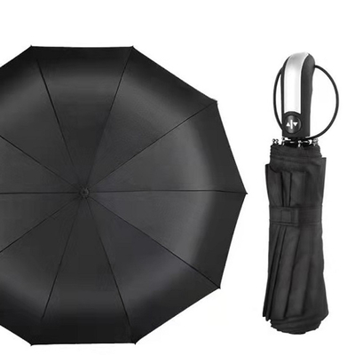 3 Pieghevole ombrello automatico completo mercato popolare protezione UV impermeabile logo personalizzato stampato