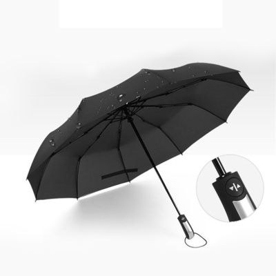 3 Pieghevole ombrello automatico completo mercato popolare protezione UV impermeabile logo personalizzato stampato