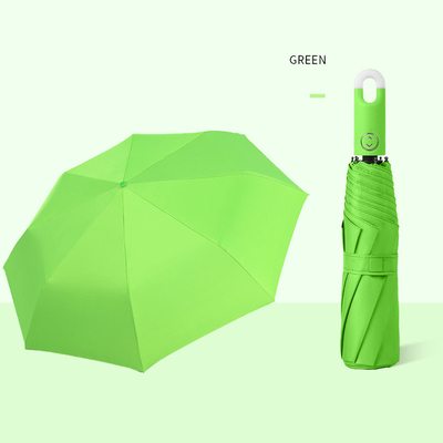 Miglior design lucchetto manico ombrello per i viaggi Logo personalizzato stampato automatico 3 volte