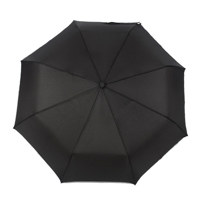 Adulti 3 Fold LED Torcia Manica ombrello con fascia riflettente e copertura a prova di vento