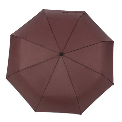 Adulti 3 Fold LED Torcia Manica ombrello con fascia riflettente e copertura a prova di vento