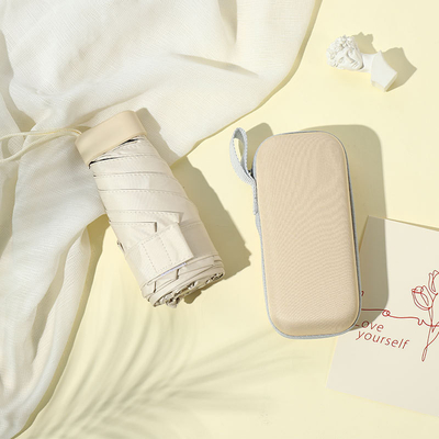 Mini ombrello da sole a doppio scopo per donna con protezione UV e logo personalizzato