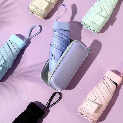 Mini ombrello da sole a doppio scopo per donna con protezione UV e logo personalizzato