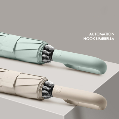 Grandi ombrelloni automatici per l' esterno con anello UV a chiusura con design minimalista