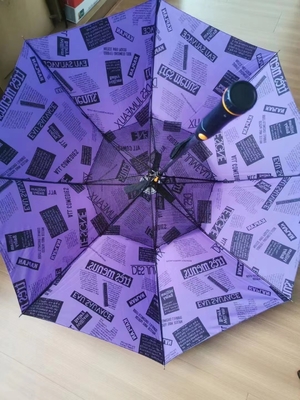 Parasole con blocco UV impermeabile e vento fresco Parasole di ricarica della batteria